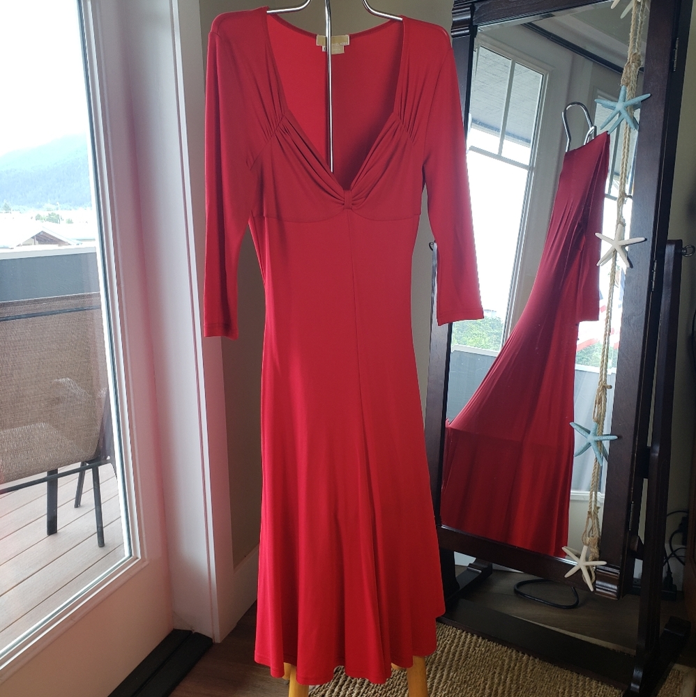 Woman in a Red Dress by Kors